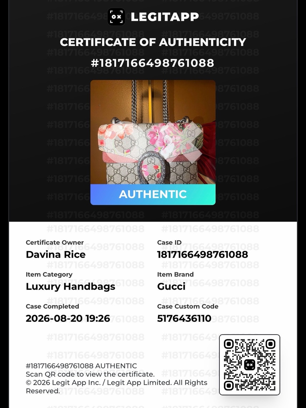 Gucci Dionysus GG Supreme Blooms Mini - Picture 10 of 10